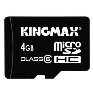  MicroSDHC 04Гб Kingmax Класс 6 (2 адаптера)