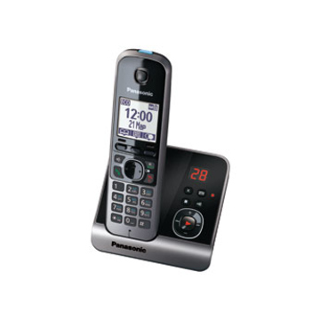 Panasonic KX-TG6721RUB Black (голосовой АОН, Caller ID, спикерфон, автоответчик, радионяня)