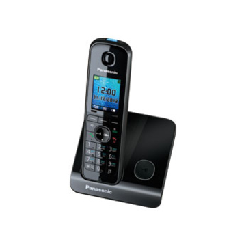 DECT-телефон Panasonic KX-TG8151RUB Black (цветной дисплей, голосовой АОН, радионяня, ночной режим)