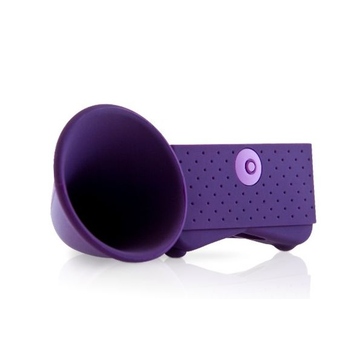Подставка Bone Horn Stand Purple (для iPhone 4/4S, силикон, усилитель звука)