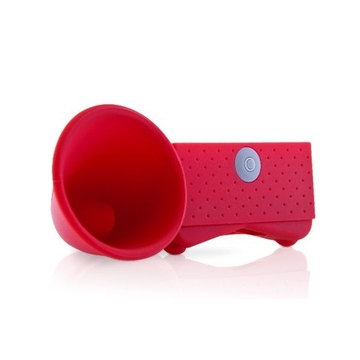 Подставка Bone Horn Stand Red (для iPhone 4/4S, силикон, усилитель звука)