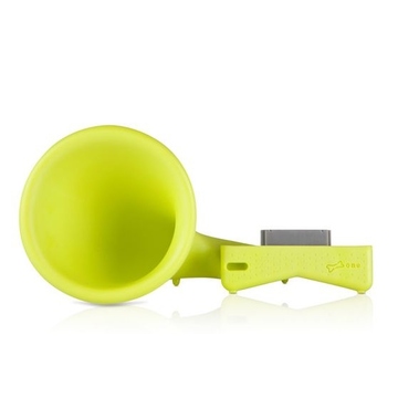 Подставка Bone Horn Stand Pro Green (для iPhone 4/4S, резиновая, усилитель звука)