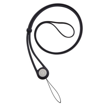 Шнурок Bone Charm Lanyard Black (для мобильного телефона/плеера, на шею, силикон)
