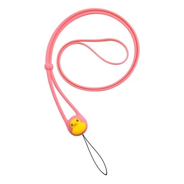 Шнурок Bone Charm Lanyard Pink (для мобильного телефона/плеера, на шею, силикон)