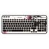 Logitech K360 White Flowers