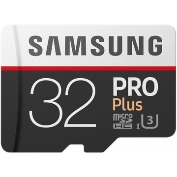  MicroSDHC 32Гб Samsung PRO Plus V2 Класс 10 UHS-I (адаптер)