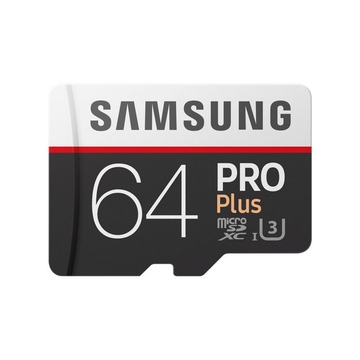  MicroSDXC 64Гб Samsung PRO Plus V2 Класс 10 UHS-I (адаптер)