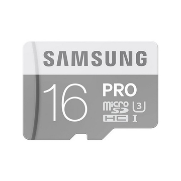  MicroSDHC 16Гб Samsung Класс 10 UHS-I U3 Pro (адаптер)