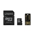  MicroSDHC 16Гб Kingston Multi-Kit Класс 4 