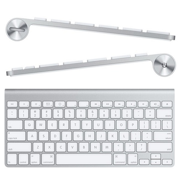 Apple Keyboard Wireless Silver White