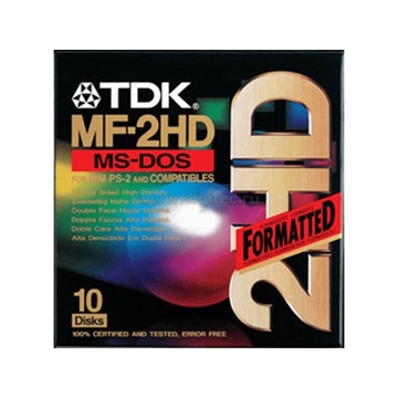 Дискеты TDK 2HD 10шт (3.5", картон)