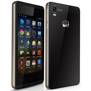 Micromax Canvas Fire A093 Black Gold