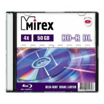 Blu-Ray BD-R Mirex (50GB, 4x, Slim Case)