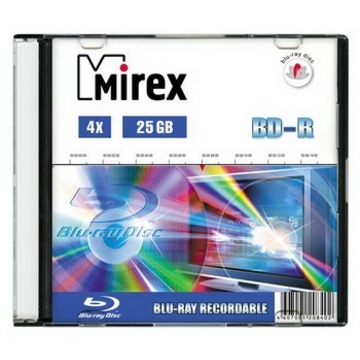 Blu-Ray BD-R Mirex (25GB, 4x, Slim Case)