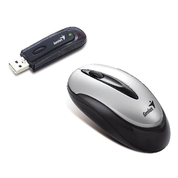 Компьютерная мышь Genius Traveler 600 Silver (беспроводная, лазерная, USB, 3 кнопки, 1000 dpi)