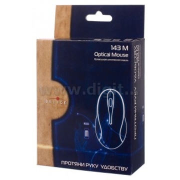 Компьютерная мышь Oklick 143M PS/2 (Оптическая, Silver black, 800dpi)