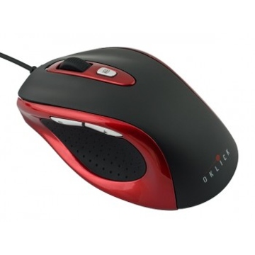 Компьютерная мышь Oklick 404M USB (Red, 1600dpi)