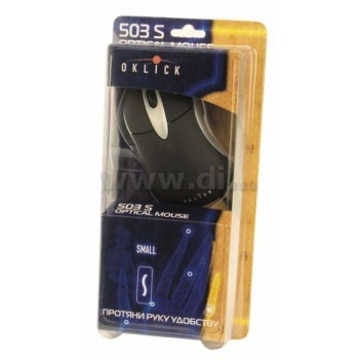 Компьютерная мышь Oklick 503S PS/2+USB (Оптическая, Silver black, 800dpi)