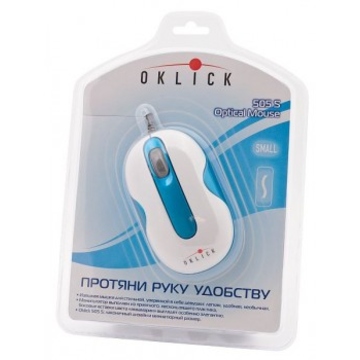 Компьютерная мышь Oklick 505S USB (Оптическая, Blue-White)