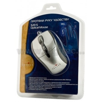 Компьютерная мышь Oklick 520S USB (Silver black, 1600dpi)