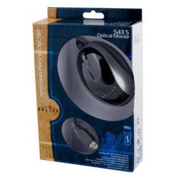 Компьютерная мышь Oklick 543S USB (Оптическая, Black, 800dpi)