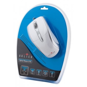 Компьютерная мышь Oklick 610L USB (Silver, 800-1600dpi)