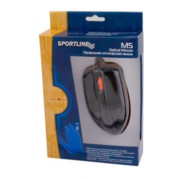 Компьютерная мышь Oklick M5 USB (Оптическая, Black, 800dpi)
