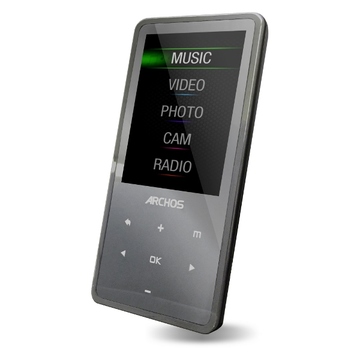Archos 24C Vision 8GB Black (3" LCD 240x320, FM-радио, диктофон, сенсорные кнопки управления)