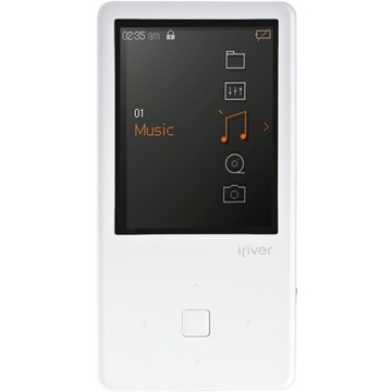 MP3-плеер iRiver E-150 2GB White (mp3,wma,asf/2.4" TFT LCD/FM-tuner/USB2.0/stereo speaker/microSD slot/18 ч Li-Po/59.3 г)