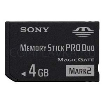  Memory Stick Pro Duo 04Гб Sony Mark II (без адаптеров)