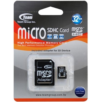  MicroSD 01Гб Team (адаптер)