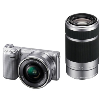  Sony NEX-5RY Double Kit 16-50mm, 55-210mm Silver