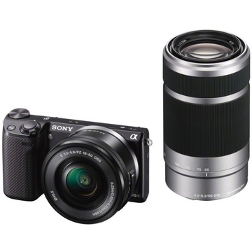  Sony NEX-5TY Double Kit 16-50mm, 55-210mm Black