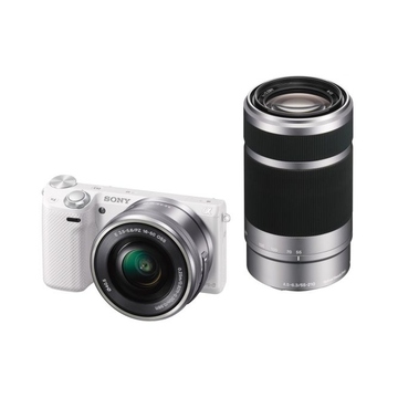  Sony NEX-5TY Double Kit 16-50mm, 55-210mm White