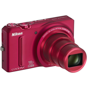  Nikon S9100 Red