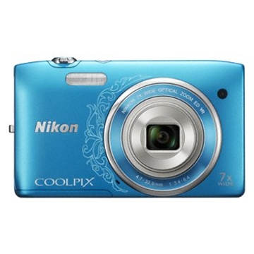  Nikon Coolpix S3500 Blue Lineart