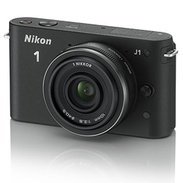  Nikon 1 J1 Kit 10mm F2.8 Black
