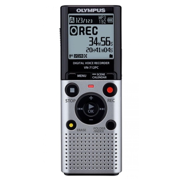 Olympus VN-712PC Silver (2Gb, + microSD/microSDHC, 1.61"", USB, WMA/ MP3, до 823ч., 2AAA)