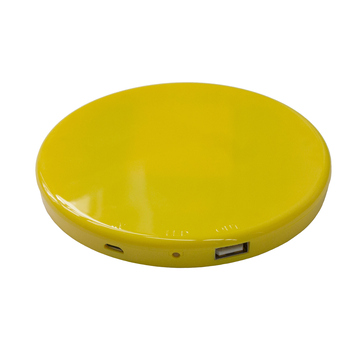 Солнечная зарядка Present Solar Circle Yellow (USB, 1800 mAh, 1A, зарядка от солнца, крепление на стекло, круглая)