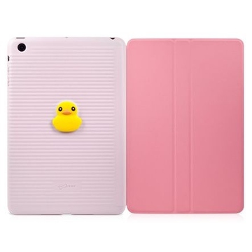 Чехол Bone Folio Mini Pink (для iPad mini, силикон, в комплекте защитное покрытие для экрана)