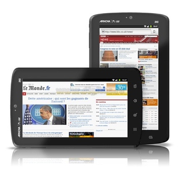 Archos 7CG2 04GB Black (Wi-Fi, емкостный экран, Android 2.3)