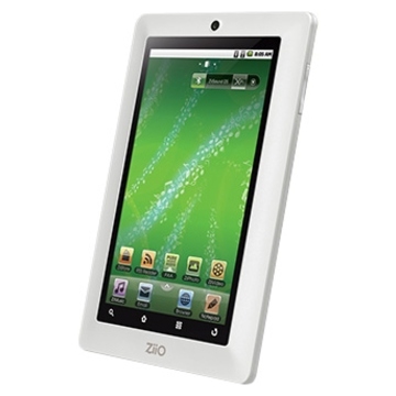 Планшетный компьютер Creative ZiiO-7W 08GB White (Bluetooth 2.1, 7",  Android 2.1)