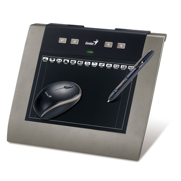 Планшет для рисования Genius MousePen M508WXA Black (5"x8", беспроводные перо и мышь, USB, с ПО Adobe Photoshop Elements и Corel Painter Essentials 4)