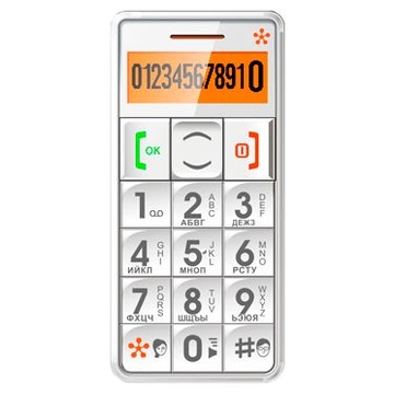 Сотовый телефон Just5 CP09 White