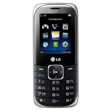 Сотовый телефон LG A160 Silver Black