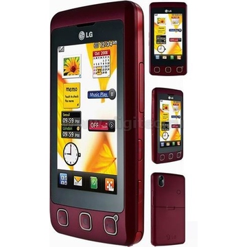 Сотовый телефон LG KP500 Wine Red