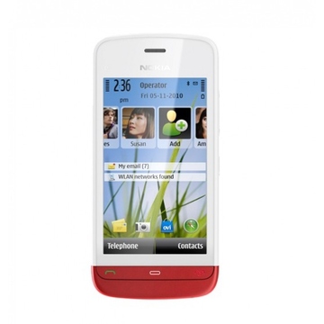 Сотовый телефон Nokia C5-06 White Red