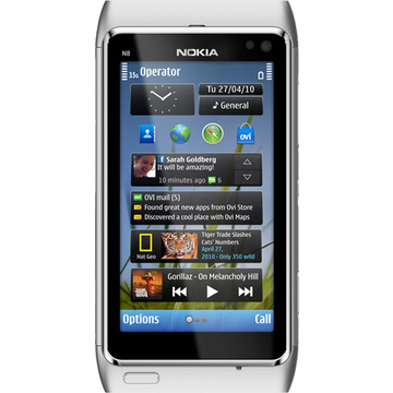 Nokia N8-00 Silver White