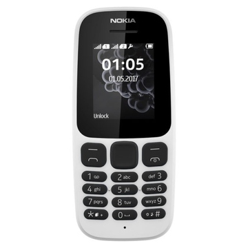 Nokia 105 2017 Dual White