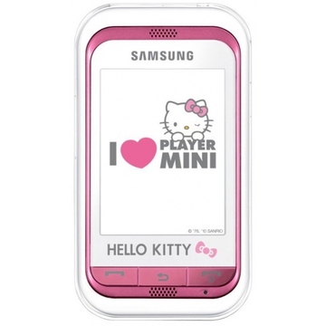 Samsung C3300 Hello Kitty Candy Pink (классический, 2.4" сенсорный TFT, камера 1.3Mp, WAP, Bluetooth, microSD)